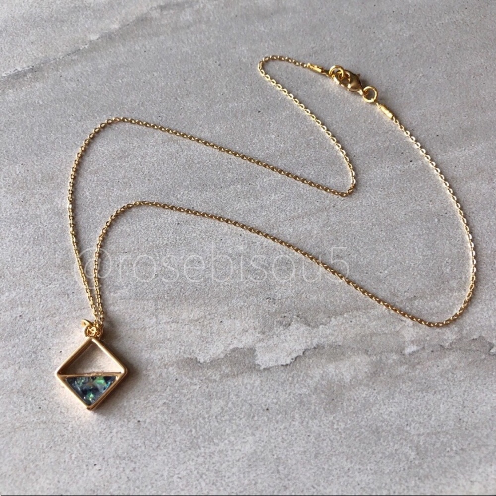 🆕{✨E&L🌙}Delicate Gold +Abalone Layering Necklace - Picture 4 of 8
